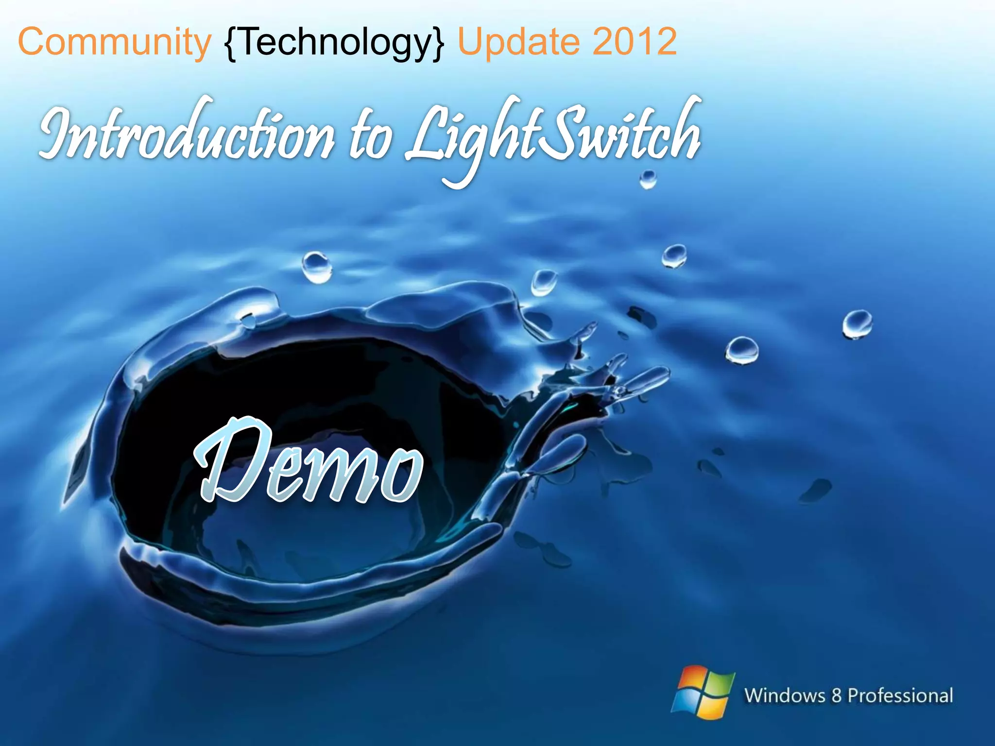 Community {Technology} Update 2012
 