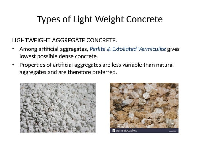 Light Weight Concrete Presentation 1 Pptx
