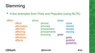 Lightweight Natural Language Processing (NLP) | PDF