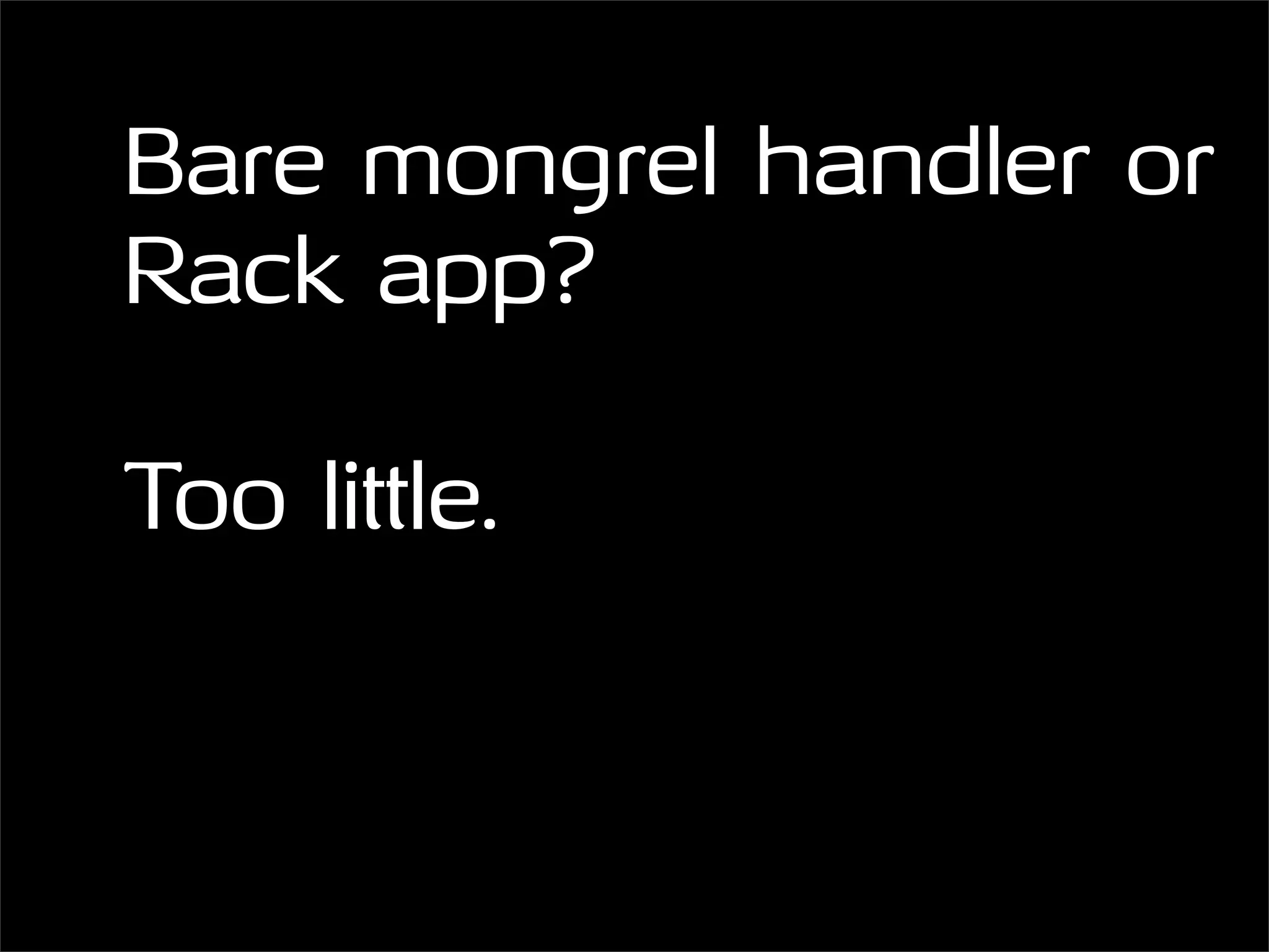 Lightweight Webservices with Sinatra and RestClient