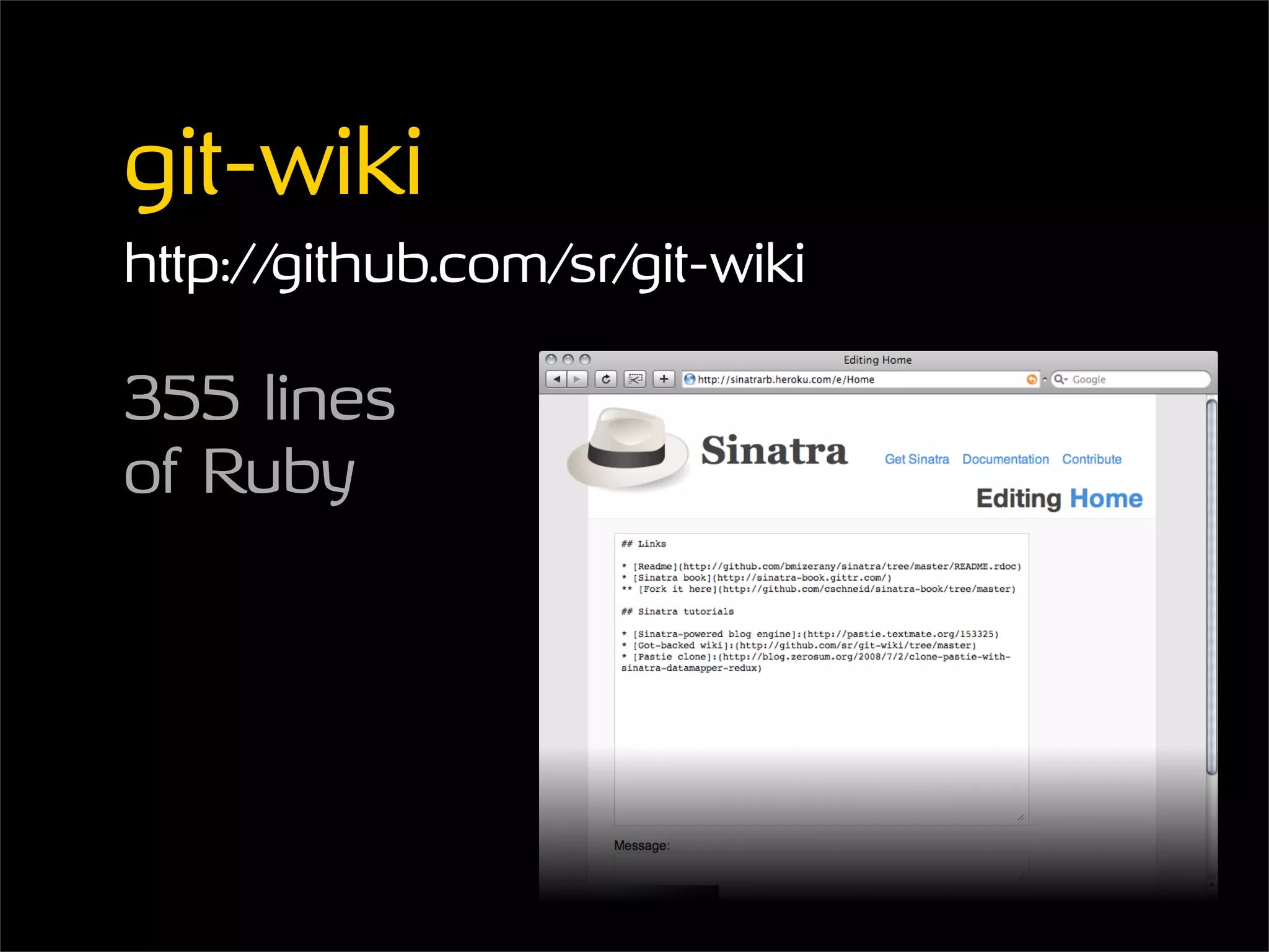 Lightweight Webservices with Sinatra and RestClient