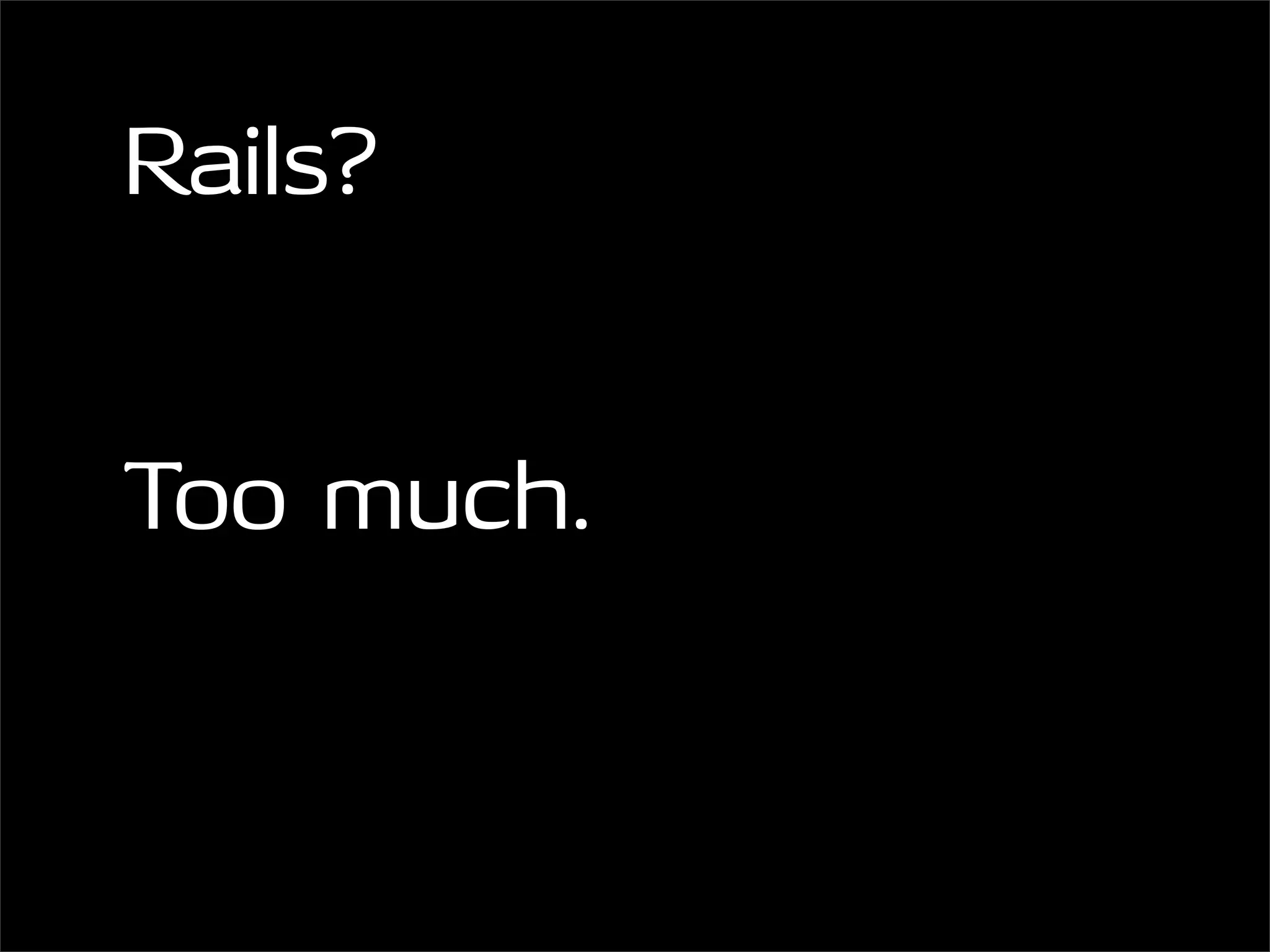 Lightweight Webservices with Sinatra and RestClient