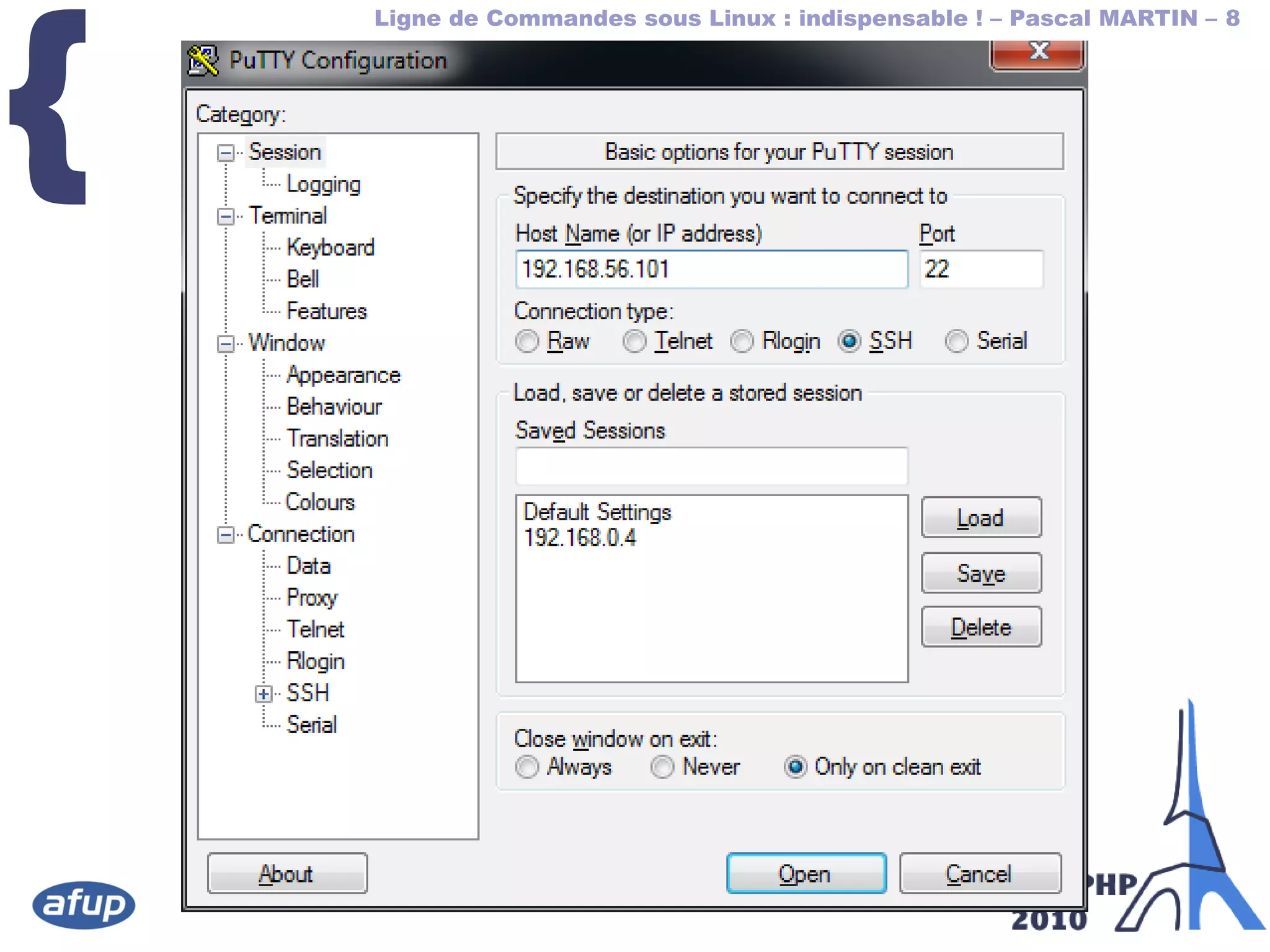 Ligne de Commandes sous Linux : indispensable ! – Pascal MARTIN – 8
{
 