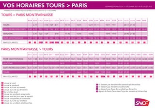 Ligne Tours - Paris & Paris - Tours