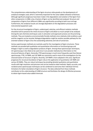 Lignins | PDF