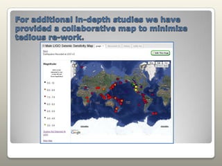 For additional in-depth studies we have provided a collaborative map to minimize tedious re-work.