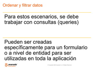 Ordenar y filtrar datos