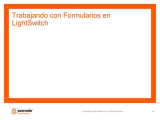 Trabajando con Formularios en LightSwitch28