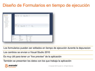 Diseño de Formularios en tiempo de ejecución
