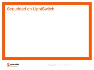 Seguridad en LightSwitch43