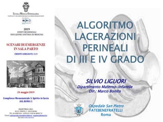 SILVIO LIGUORI
Dipartimento Materno-Infantile
Dir.: Marco Bonito
Ospedale San Pietro
FATEBENEFRATELLI
Roma
 