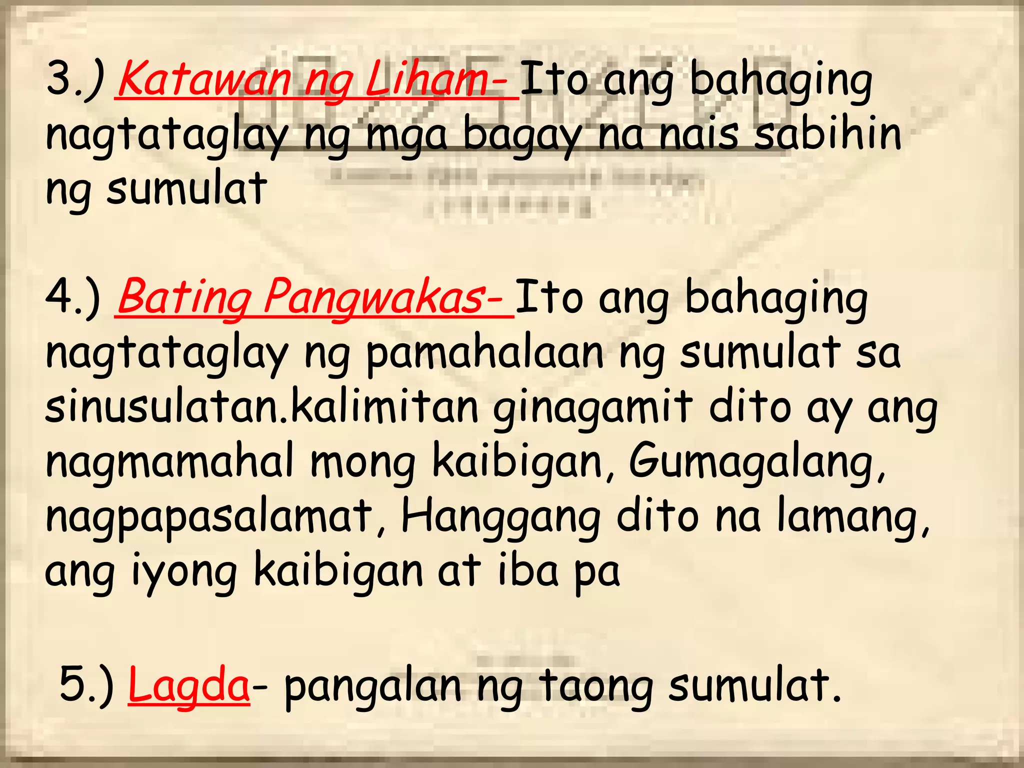 Liham | PPT