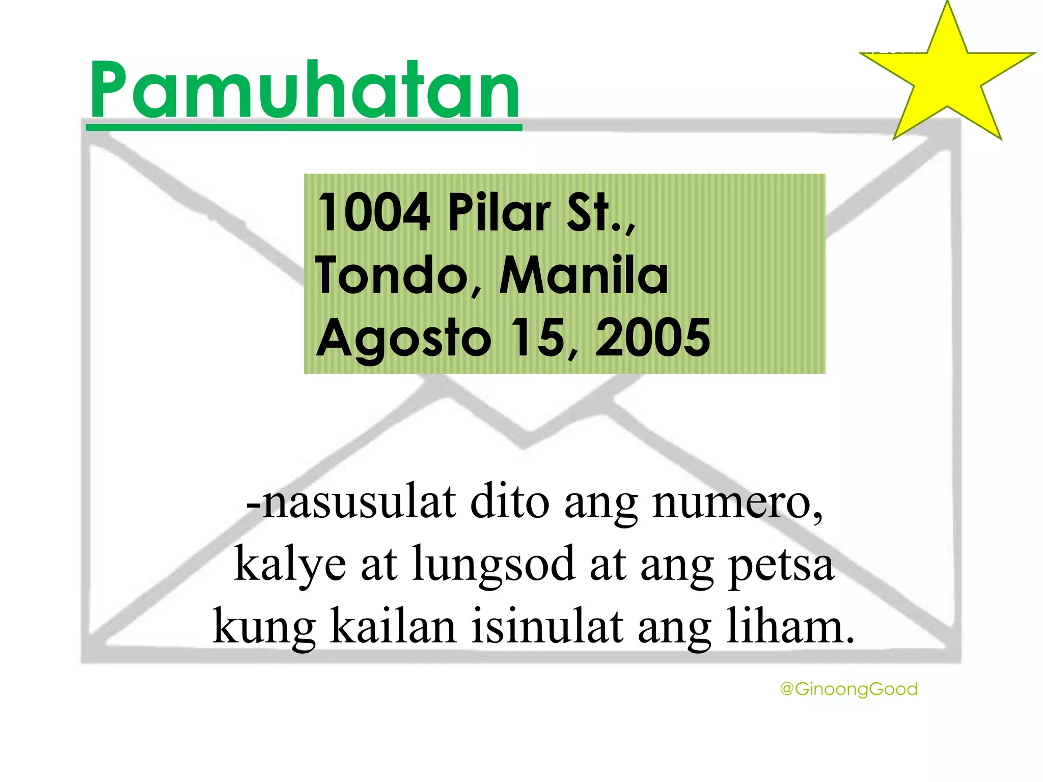 Liham Pangangalakal | PPTX