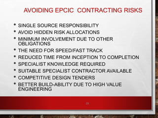 Contracting Risks Limiting the Offshore EPC Contractor's Risks and Liabilities | PPTX