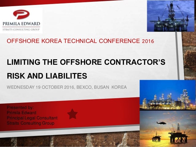 Limiting The Offshore Epc Contractor S Risks And Liabilities