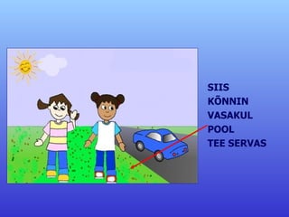 SIIS KÕNNIN VASAKUL POOL TEE SERVAS 