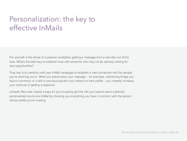 the recruiters guide to writing effective linkedin inmails how to respond to a recruiter email sample