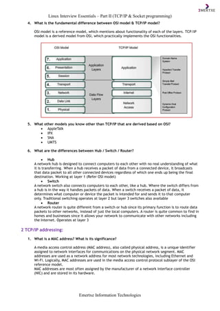 Linux Internals - Interview essentials 2.0 | PDF