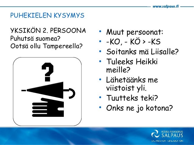 Liitepartikkelit Ja Puhekieli Liitepartikkelit Ja Puhekieli