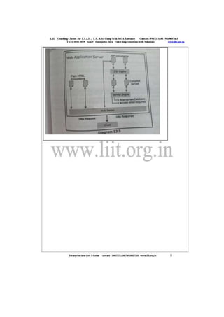 Liit tyit sem 5 enterprise java unit 3 2018 imp questions with solutions 