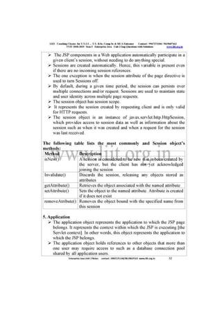 Liit tyit sem 5 enterprise java unit 3 2018 imp questions with solutions 