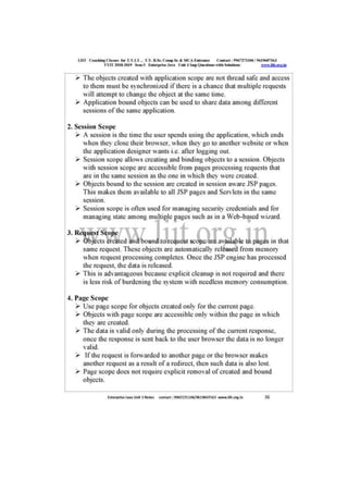 Liit tyit sem 5 enterprise java unit 3 2018 imp questions with solutions 