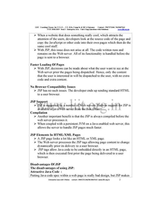Liit tyit sem 5 enterprise java unit 3 2018 imp questions with solutions 