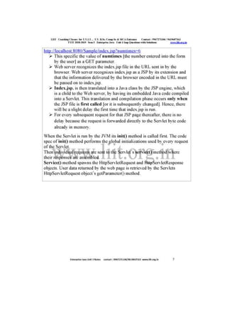 Liit tyit sem 5 enterprise java unit 3 2018 imp questions with solutions 