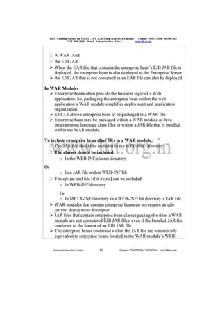 Liit tyit sem 5 enterprise java unit 4 notes mosst important questions ...