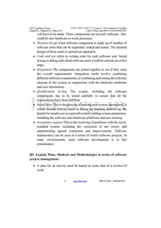 Liit tyit sem 5 spm unit 1 notes most imp questions with answers | PDF