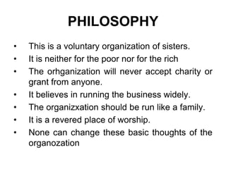 Continue…Besides Lijjat Papad the Institution has other products like Khakhra, Masala, Wadi, Detergent Powder & Cakes, Bakery Products & Chapaties. At present it has 69 Branches & 35 Divisions and gives self-employment to about 42,000 sister members all over India with Sales turnover of Rs. 470 Crores which includes Rs. 24 Crores of Exports.Our exports are made through Merchant Exporters to countries like UK, USA, Middle East Countries, Thailand, Singapore, Hongkong, Holland, Japan, Australia and other Countries.