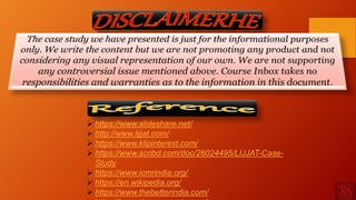  https://www.slideshare.net/
 http://www.lijjat.com/
 https://www.klipinterest.com/
 https://www.scribd.com/doc/26024495/LIJJAT-Case-
Study
 https://www.icmrindia.org/
 https://en.wikipedia.org/
 https://www.thebetterindia.com/
 