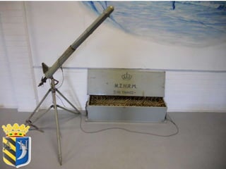 Lijn- en wippertoestel in het reddingbootmuseum op Ameland
