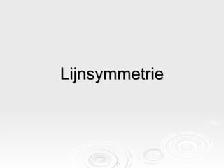 Lijnsymmetrie 
