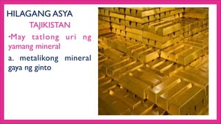 Likas na yaman sa asya | PPT