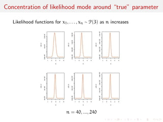 mixed distributions and their likelihood 
Special case when a random variable X may take speci 
