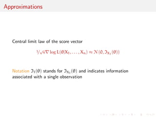 Score function 
Score function de 