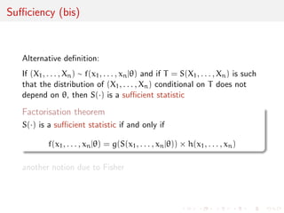 ned for non-dierentiable likelihoods, e.g. when 
support depends on  
 