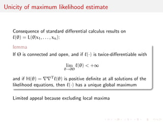 Suciency (bis) 
Alternative de 
