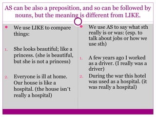 Like versus-as | PPT