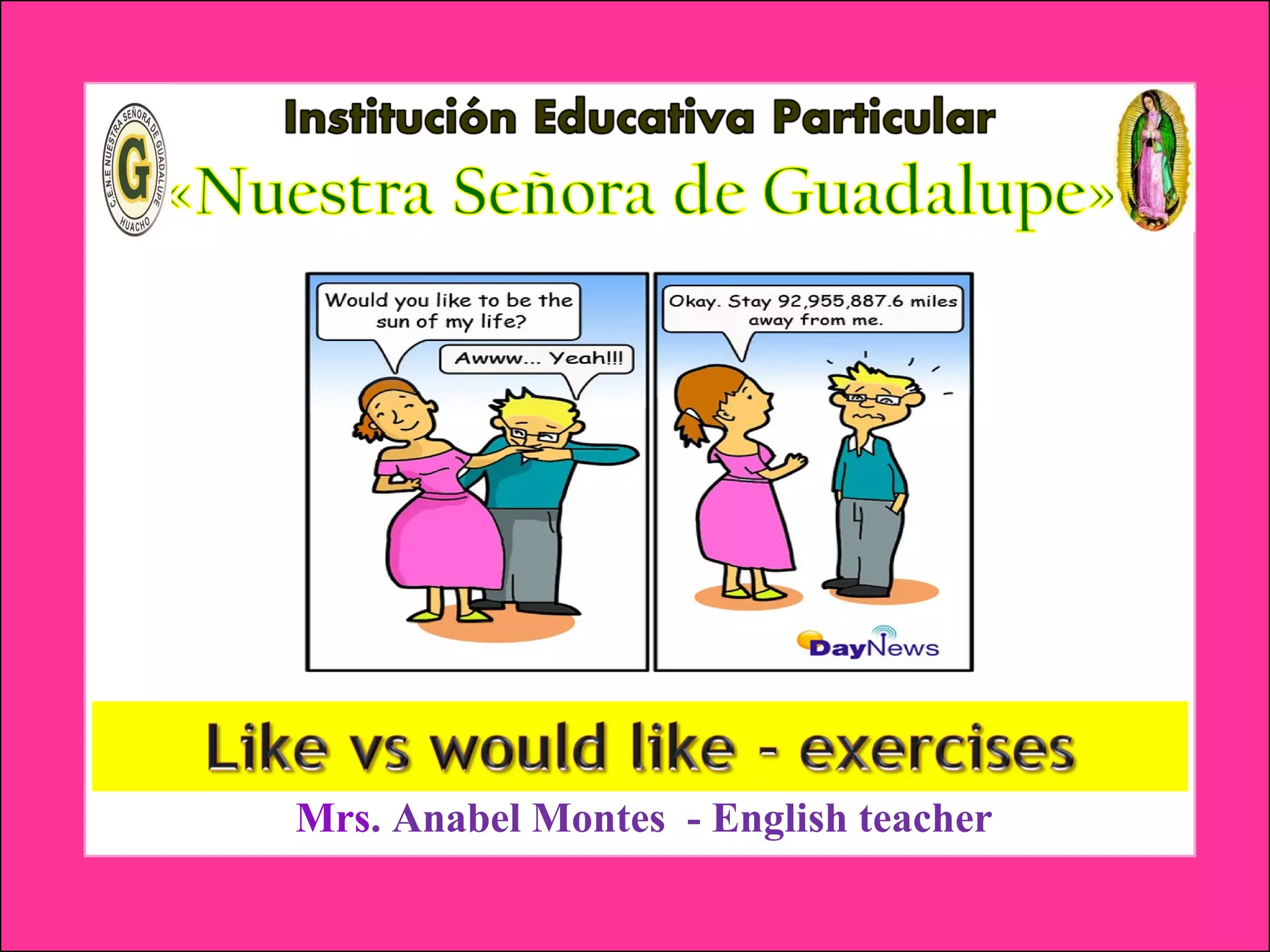 Mrs. Anabel Montes - English teacher