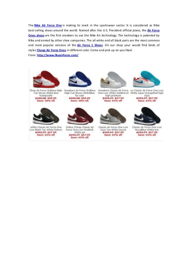 how much are the air force ones