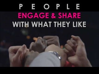 P    E    O   P   L   EENGAGE & SHAREWITH WHAT THEY LIKE