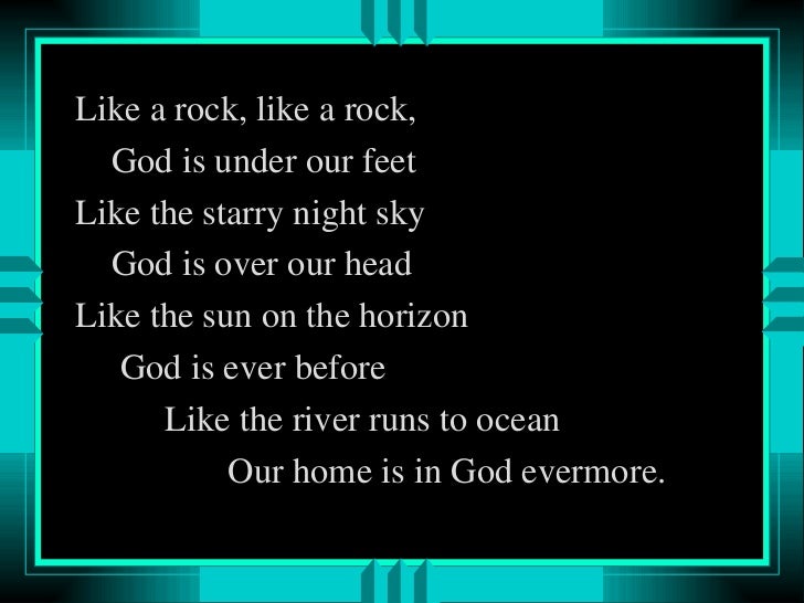 Like a rock (eng) copy