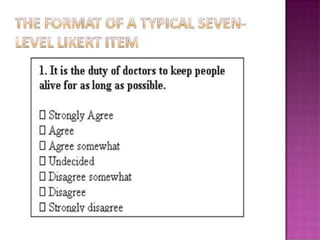 Likert scale