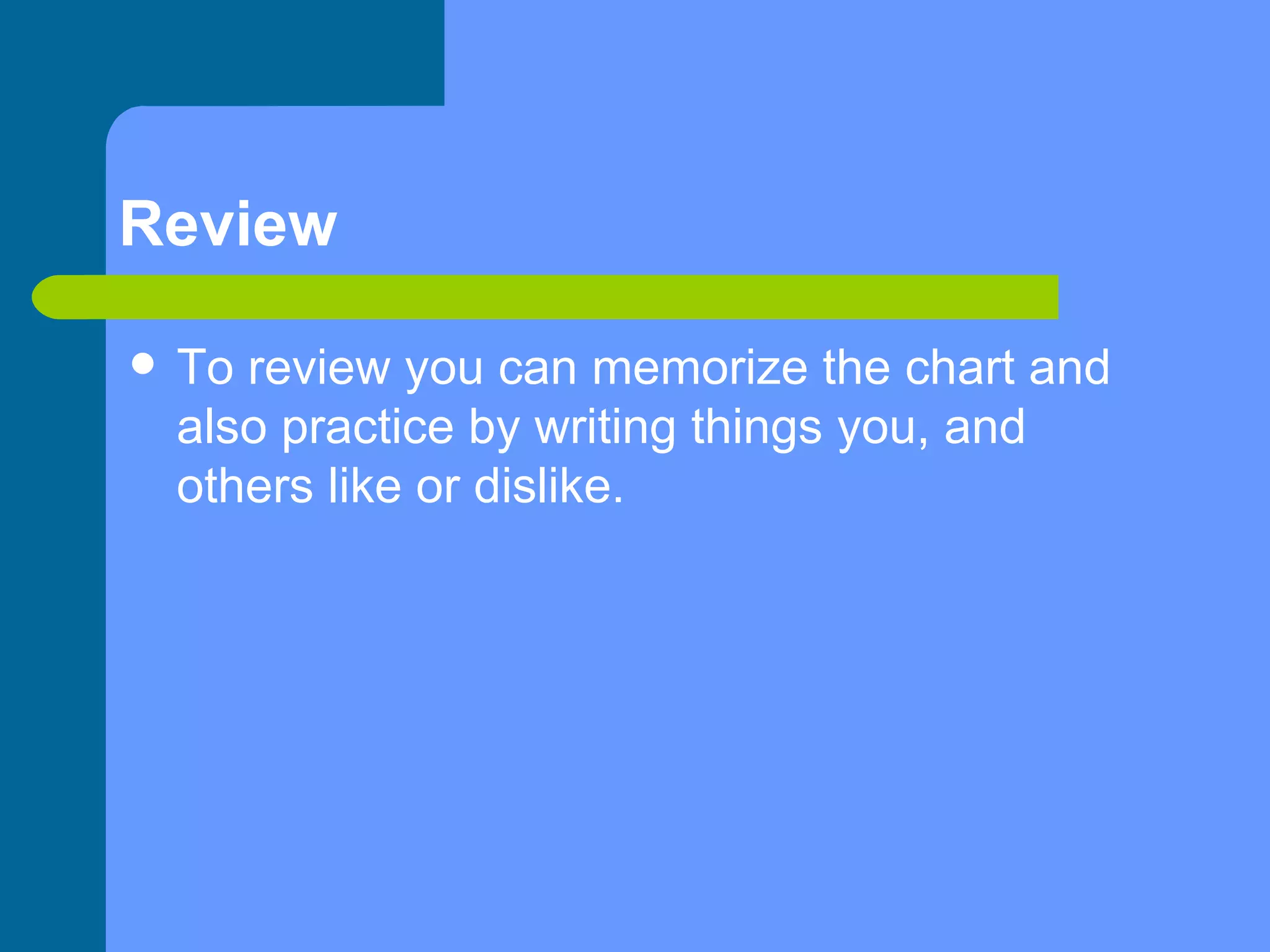 Likes And Dislikes | PPT