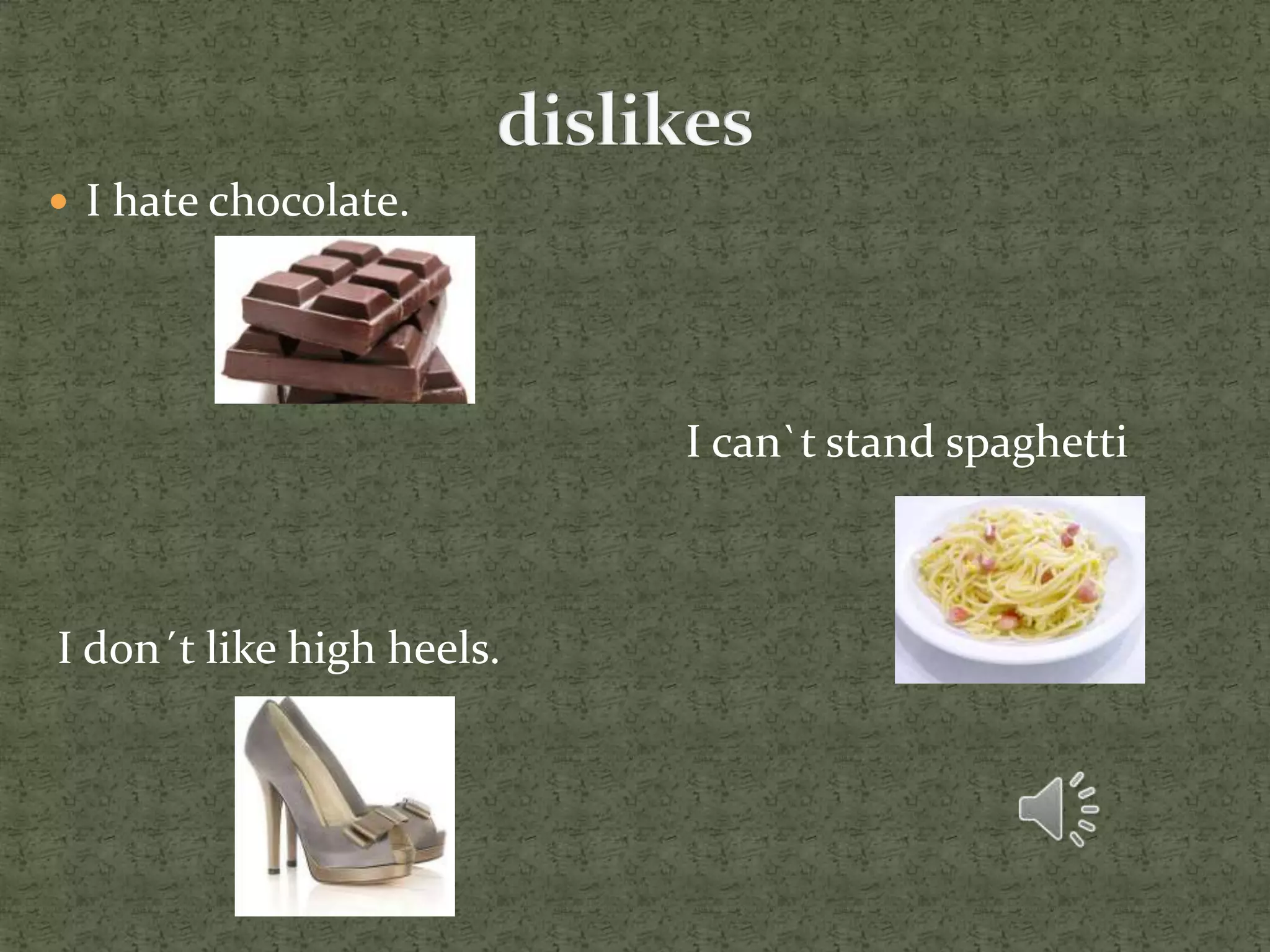 Likes and dislikes | PPT