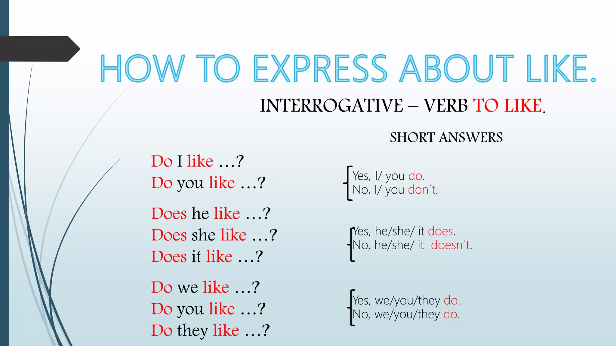 Likes and dislikes | PPT