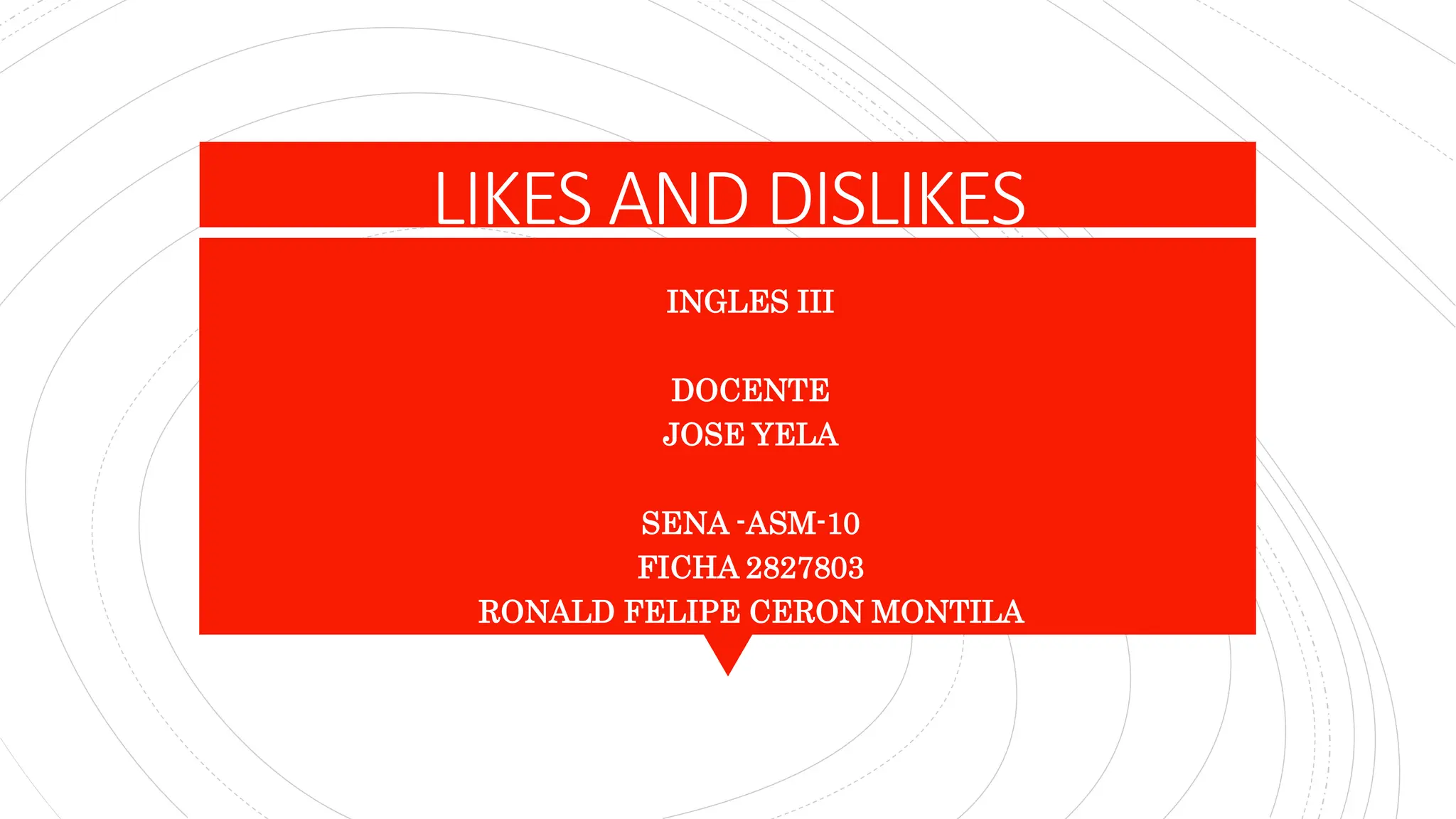 LIKES AND DISLIKES................................... | PPT