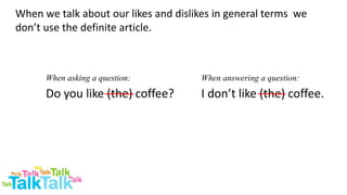 LIKES AND DISLIKES | PPTX